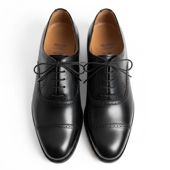 Allen Edmonds Other - Allen Edmonds Van Ness Cap Toe Oxford Dress Shoes Work Formal Black Leather 12